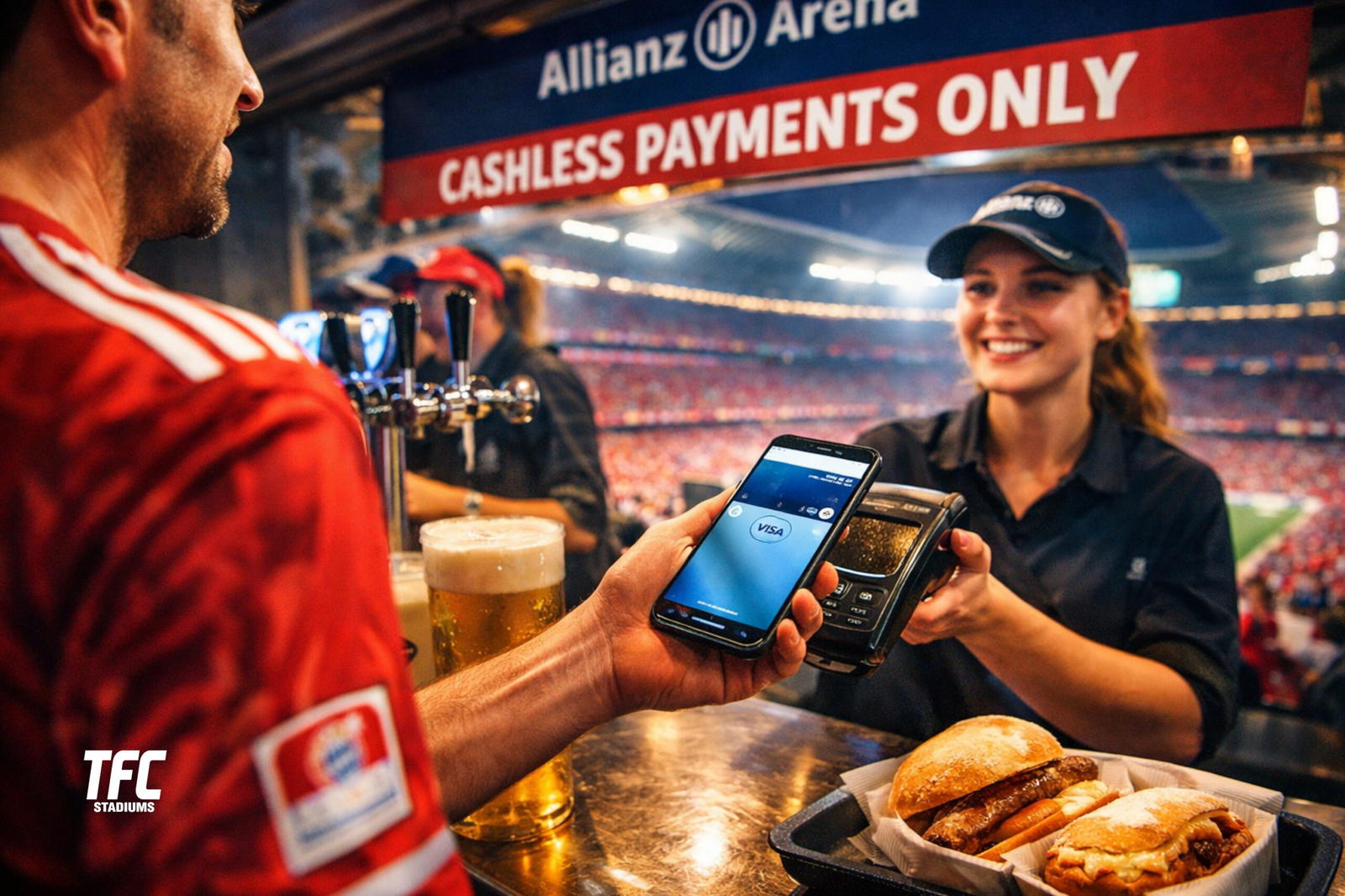 Allianz Arena Cashless Payments
