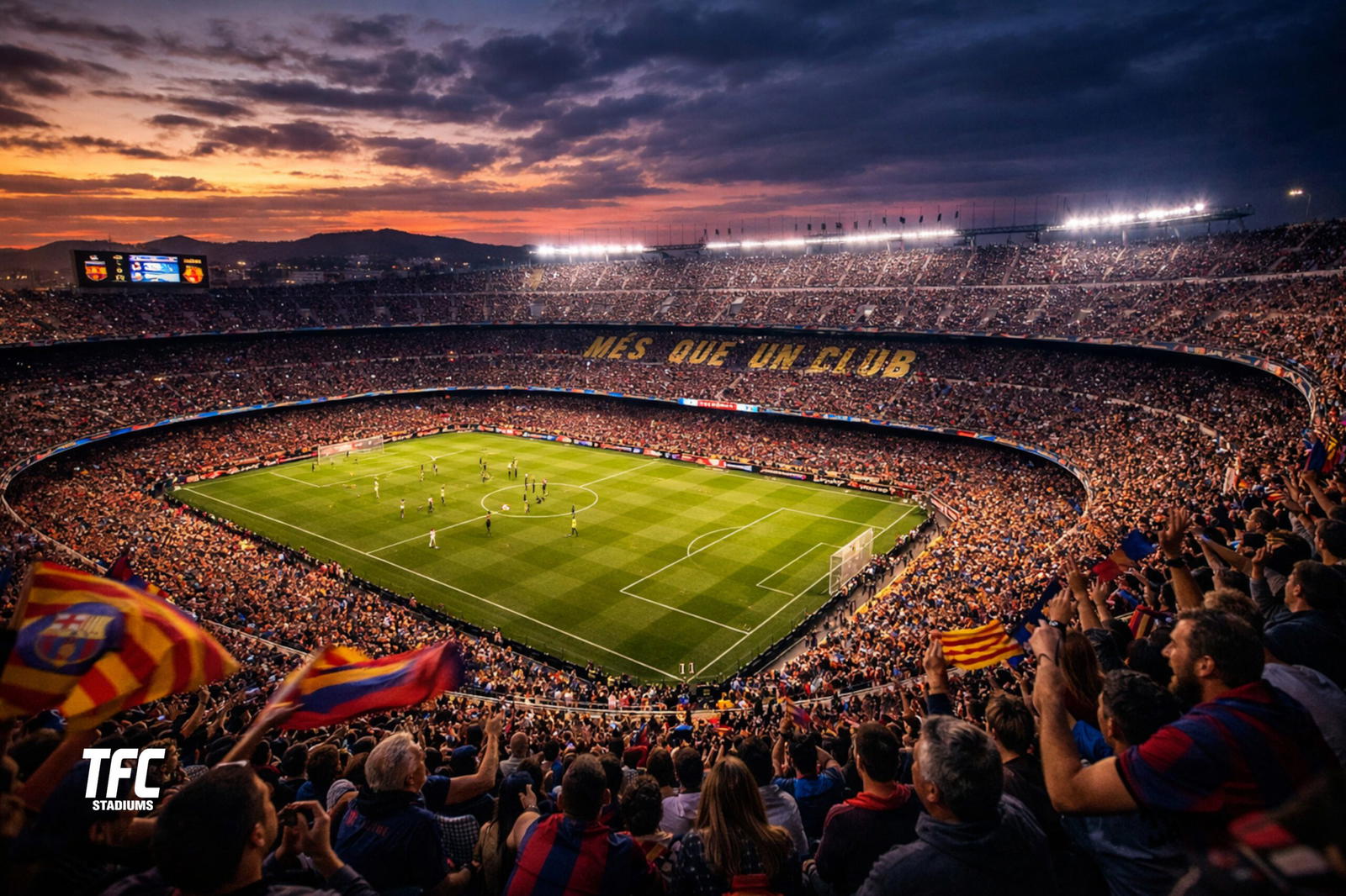 Camp Nou Matchday - Old Stadium