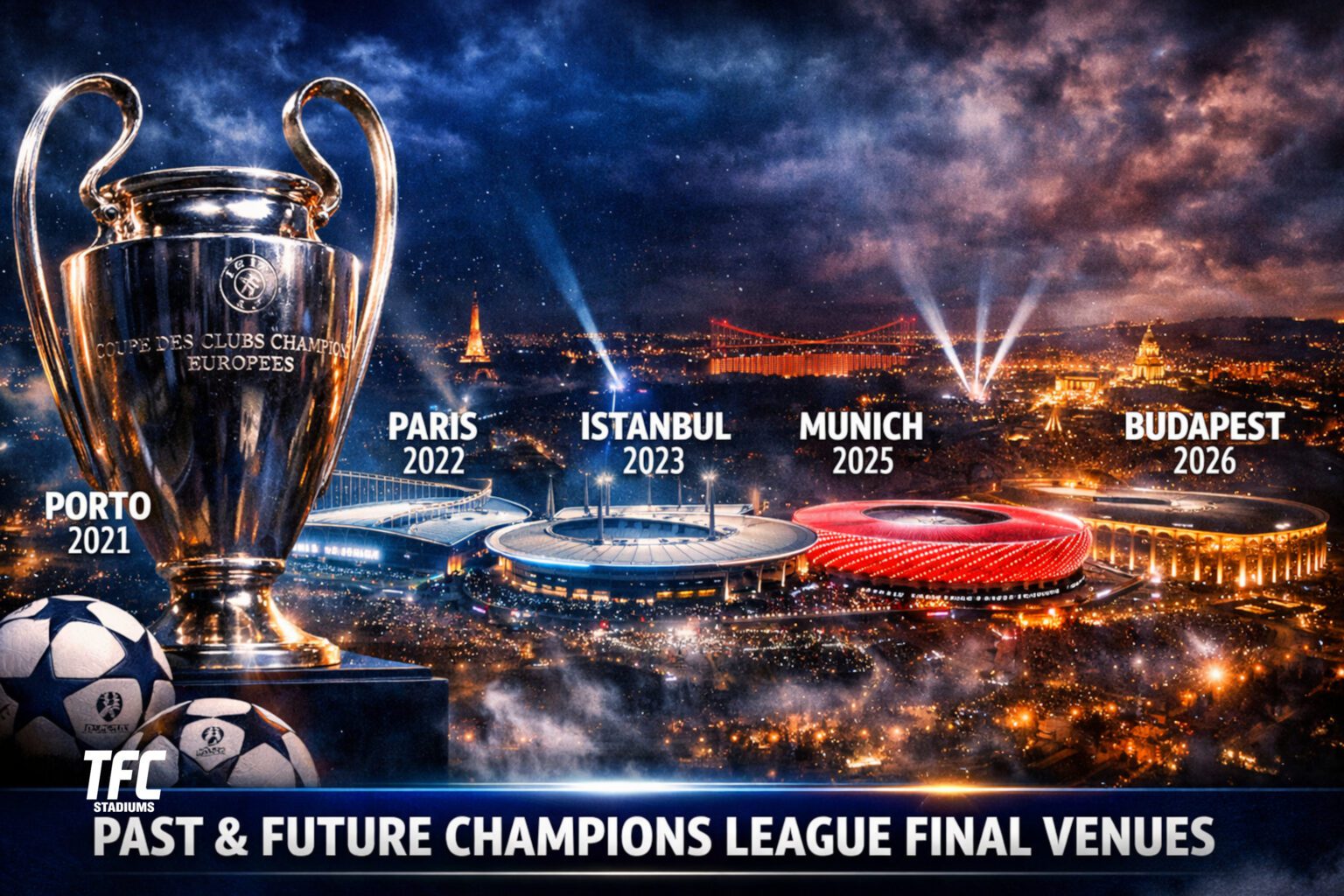 Champions League Final Venues TFC Stadiums Champions League Final Venues TFC Stadiums