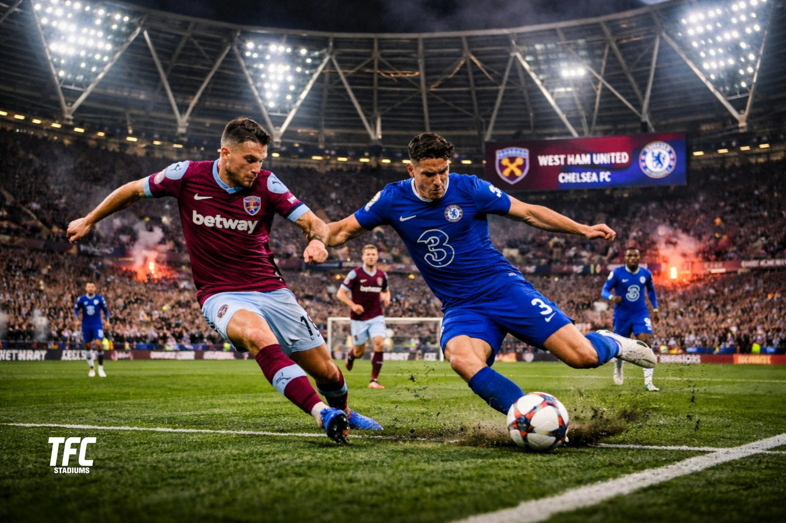 West Ham vs Chelsea at London Stadium
