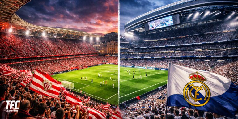 San Mamés Compared to Santiago Bernabéu