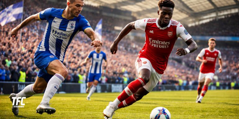 Brighton vs Arsenal at the Amex