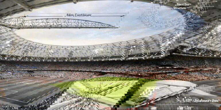 London Stadium Roof