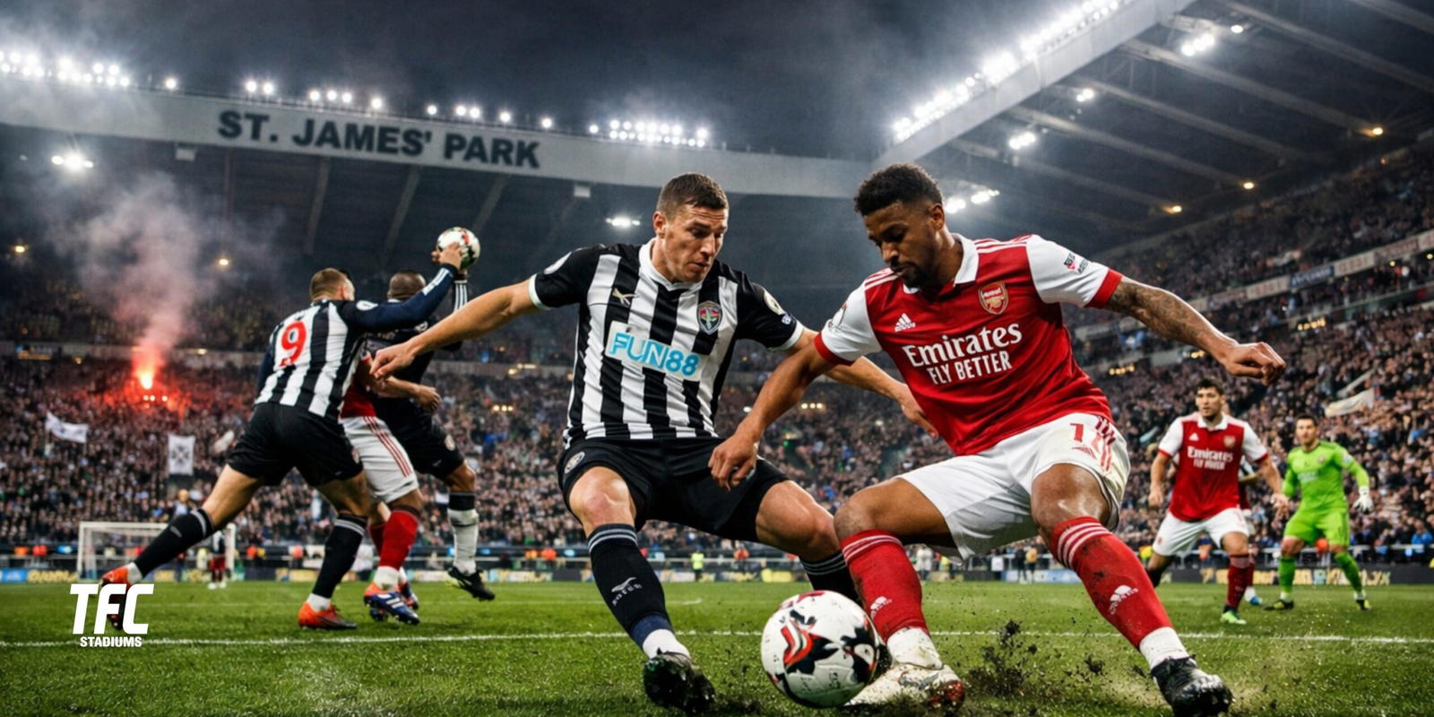 St Jame' Park Newcastle vs Arsenal