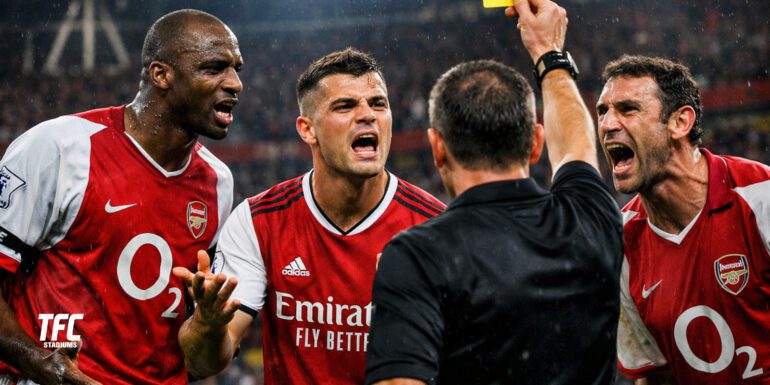 The Emirates: Arsenal players with the most bookings